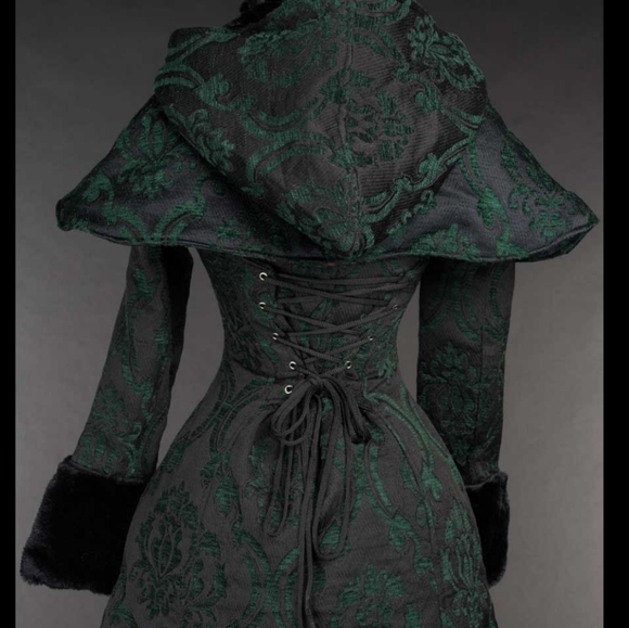 Dracula Clothing Jackets & Blazers - BROCADE THICK WINTER COAT